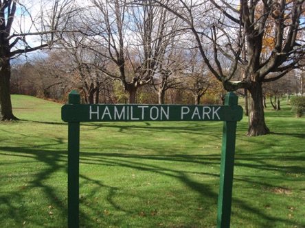 Hamilton Park is right across the street from your home Hamilton Park is right across the street from your home